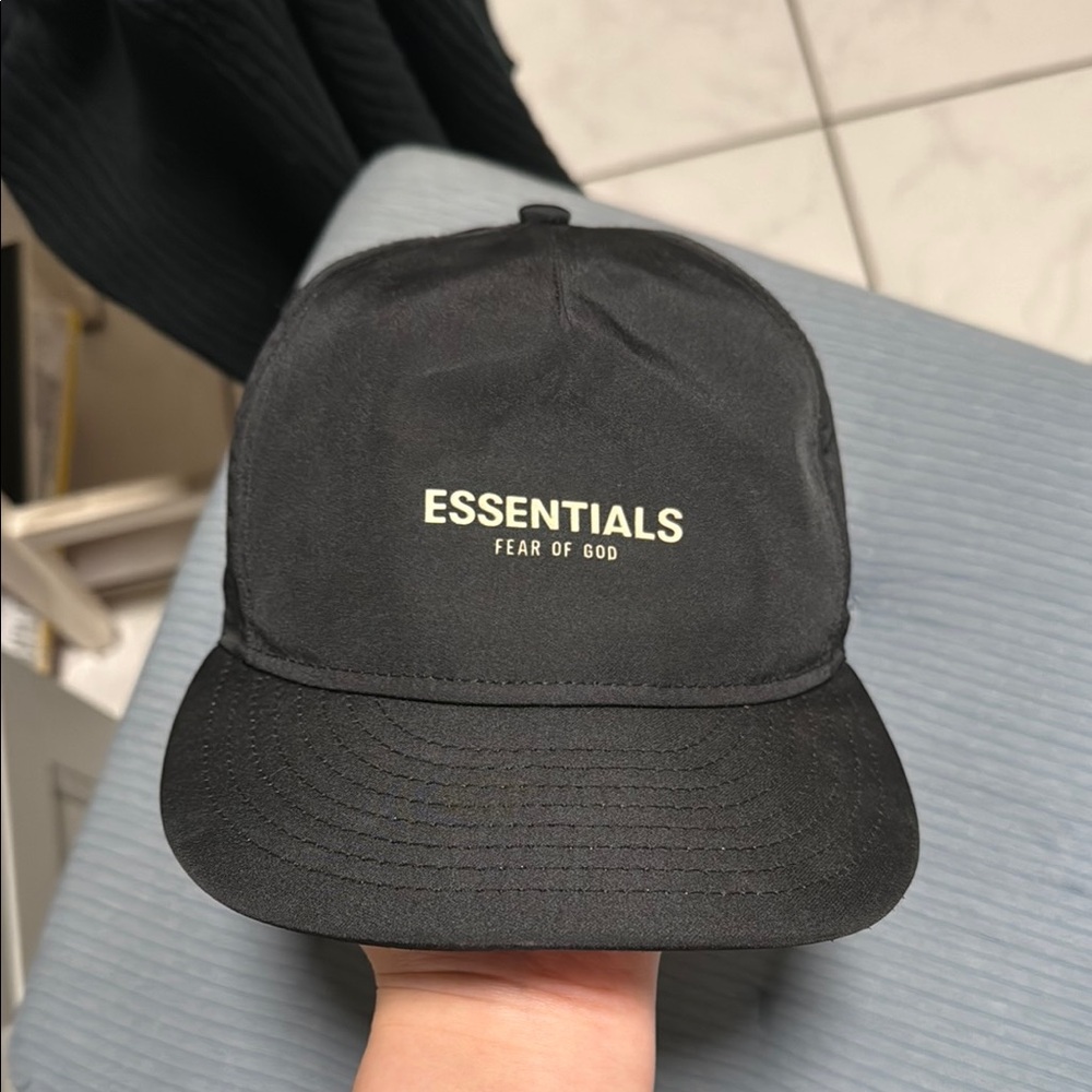 Essentials Fear of God Black Cap